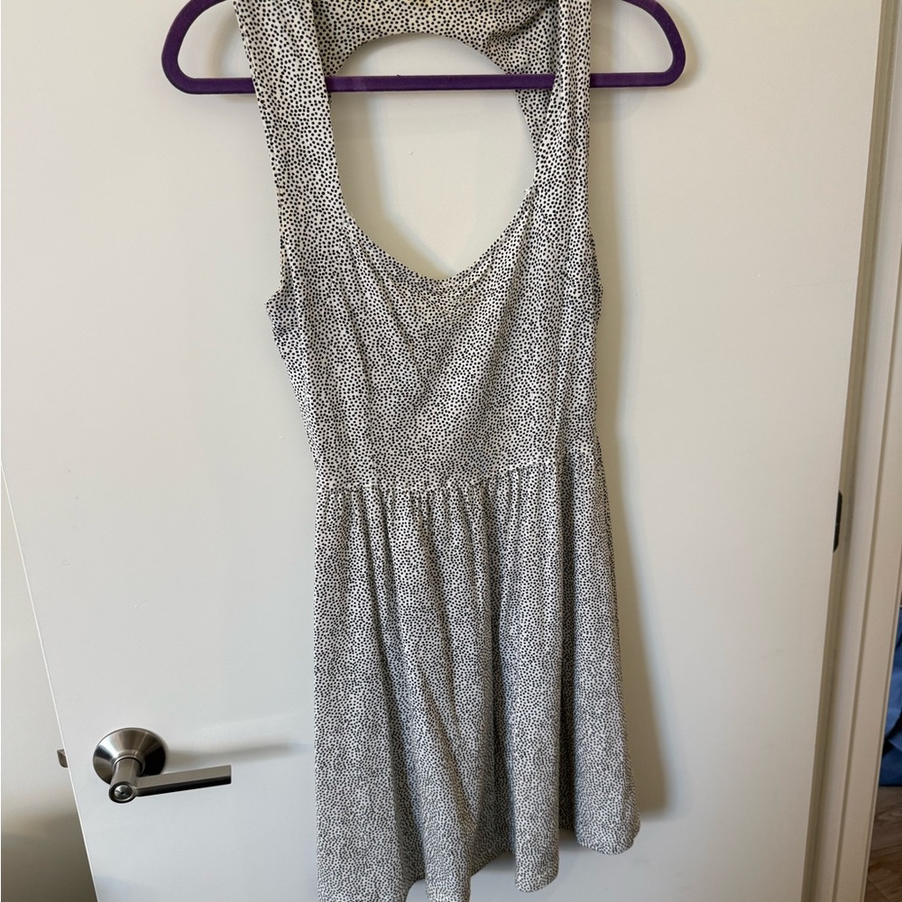 Urban Outfitters By Corpus Polka Dot Keyhole Mini Dress